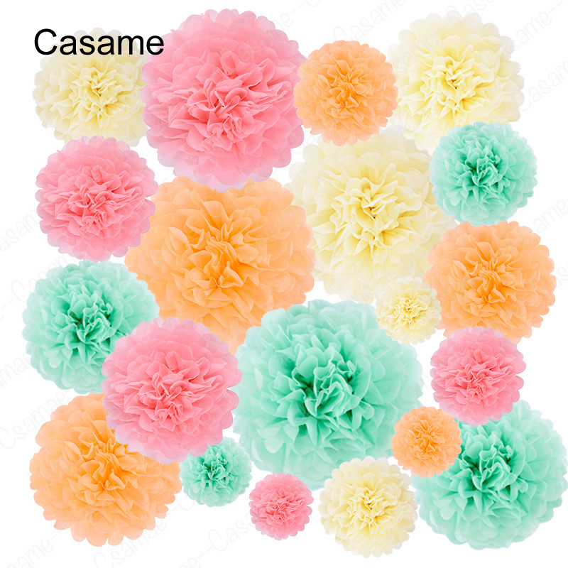 Vestuvių ir kitoms progoms skirtų kabančių gėlių papuošalų rinkinys, spalvingas dekoravimo žibintas, skirtas vestuvėms ir kitoms progoms