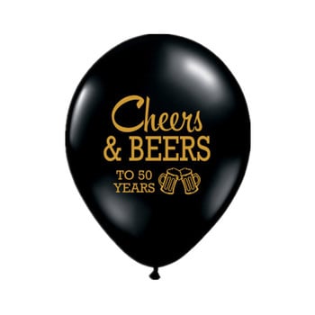 10 τμχ Cheers & Beers έως 21 30 40 50 Χρόνια Επέτειος Γάμου 10 ιντσών Μπαλόνια λάτεξ Ενήλικες Ηλικιωμένοι Προμήθειες για πάρτι γενεθλίων