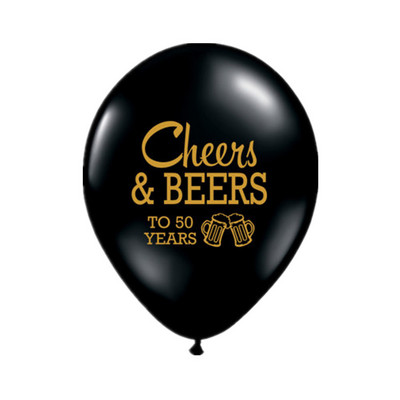 10 bucăți Cheers&Beers până la 21, 30, 40, 50 de ani, pentru aniversarea nunții, baloane din latex de 10 inch pentru adulți, consumabile pentru decorațiuni pentru petrecerea de aniversare.