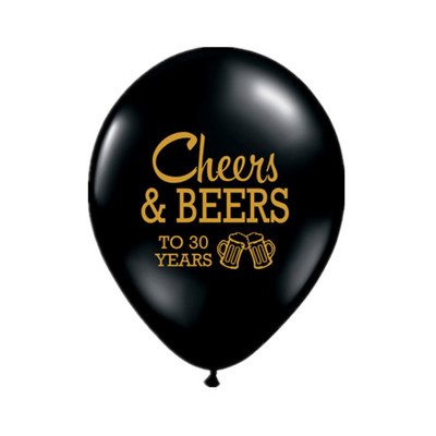 10 bucăți Cheers&Beers până la 21, 30, 40, 50 de ani, pentru aniversarea nunții, baloane din latex de 10 inch pentru adulți, consumabile pentru decorațiuni pentru petrecerea de aniversare.