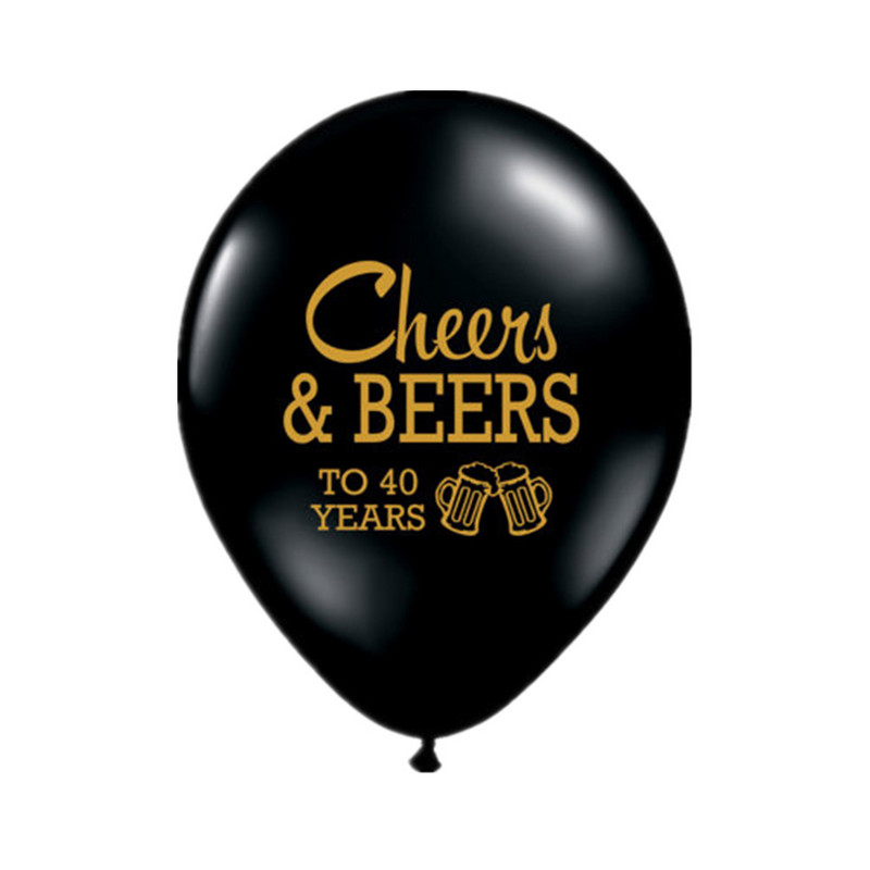 10 bucăți Cheers&Beers până la 21, 30, 40, 50 de ani, pentru aniversarea nunții, baloane din latex de 10 inch pentru adulți, consumabile pentru decorațiuni pentru petrecerea de aniversare.