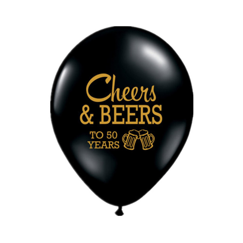 10 bucăți Cheers&Beers până la 21, 30, 40, 50 de ani, pentru aniversarea nunții, baloane din latex de 10 inch pentru adulți, consumabile pentru decorațiuni pentru petrecerea de aniversare.