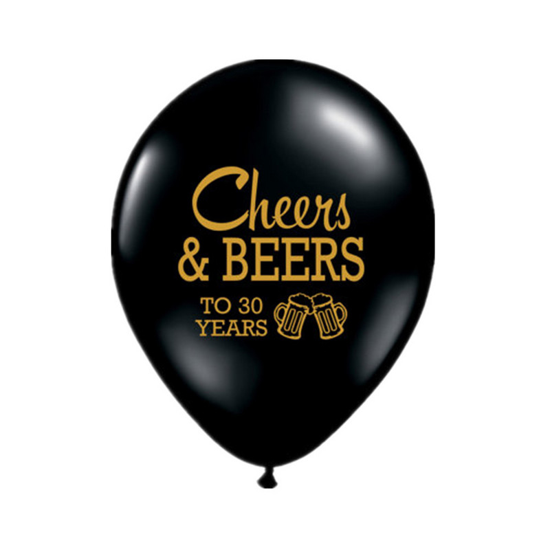 10 bucăți Cheers&Beers până la 21, 30, 40, 50 de ani, pentru aniversarea nunții, baloane din latex de 10 inch pentru adulți, consumabile pentru decorațiuni pentru petrecerea de aniversare.