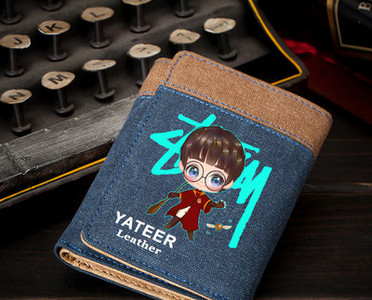 Portofel din panza imprimata pentru barbati