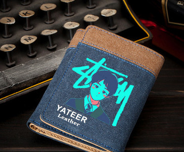 Portofel bărbătesc din pânză cu compartiment pentru documente