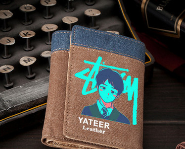 Portofel bărbătesc din pânză cu compartiment pentru documente