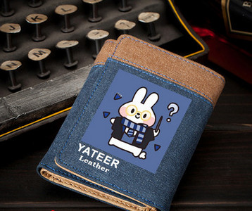 Meeste rahakott värvilise aplikatsiooniga