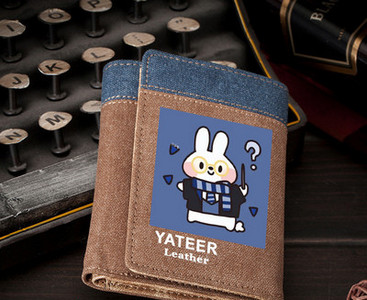 Meeste rahakott värvilise aplikatsiooniga