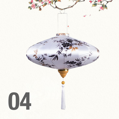 12/14-tolline hiina stiilis satiinist siidlaterna koridor restorani teetoa sisustus palee lamp Sügise kevadfestivali sisustus