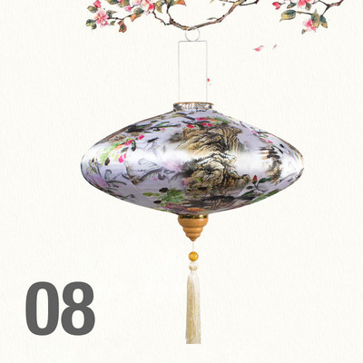 12/14-tolline hiina stiilis satiinist siidlaterna koridor restorani teetoa sisustus palee lamp Sügise kevadfestivali sisustus