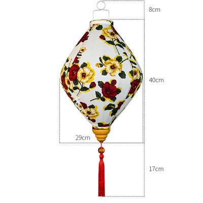 12-tolline Jaapani stiilis Retro rippuv latern Siidilatern Restoran Pubi Traditsiooniline festivalidekoratsioon Pulma-sünnipäevakaunistused