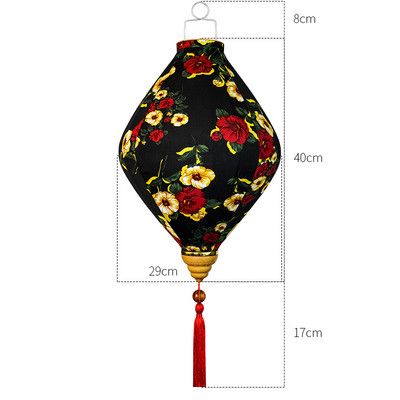 12-tolline Jaapani stiilis Retro rippuv latern Siidilatern Restoran Pubi Traditsiooniline festivalidekoratsioon Pulma-sünnipäevakaunistused