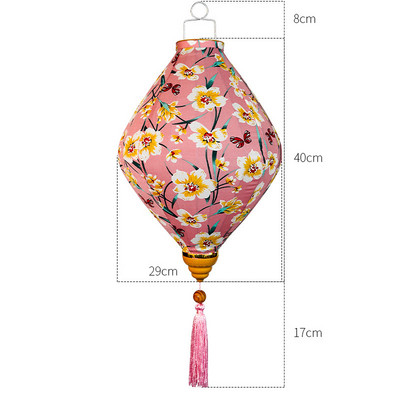 12-tolline Jaapani stiilis Retro rippuv latern Siidilatern Restoran Pubi Traditsiooniline festivalidekoratsioon Pulma-sünnipäevakaunistused