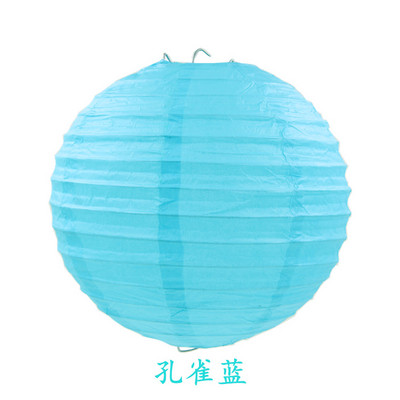 Baltas auksas Sidabras Rožinė Mėlyna Apvalus Kiniškas Popierinis Žibintas Namai Miegamasis Vestuvių Gimtadienio vakarėlio dekoravimas Lampion šventiniai reikmenys