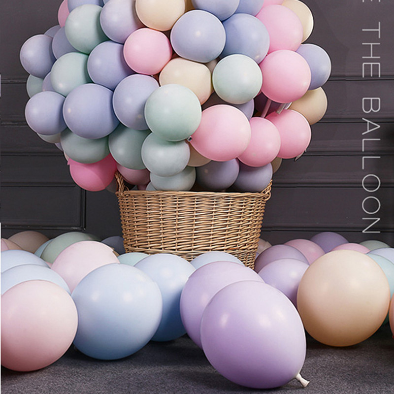 10 buc 5/10/12 inch pastel latex balon colorat Macaron roz albastru balon nunta petrecere aniversare baby show decorare minge