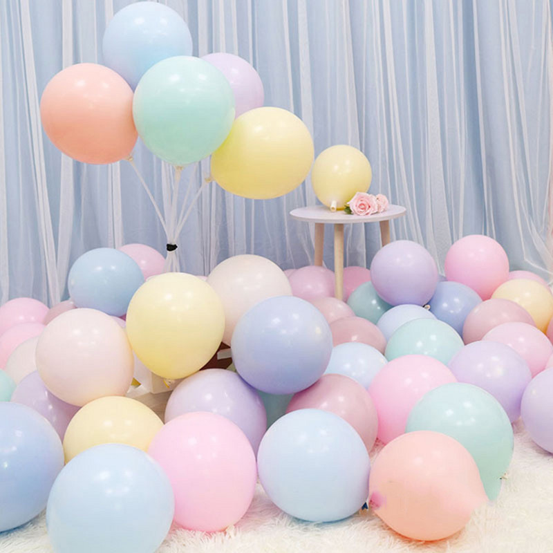 10 buc 5/10/12 inch pastel latex balon colorat Macaron roz albastru balon nunta petrecere aniversare baby show decorare minge