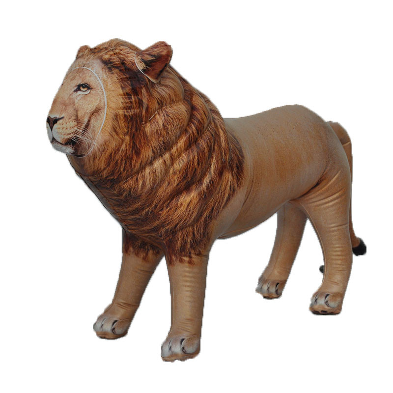 Animale de simulare imense Balon gonflabil Model Broasca Elefant Girafa Zebra Leu Baloane Copii Ziua de nastere One1st Wild Woodland Balon