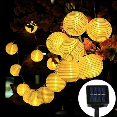 Halloween String Lights Φανάρι ηλιακό φωτιστικό κήπου Εξωτερική διακόσμηση για Φεστιβάλ Fairy Garland Courtyard Πρωτοχρονιάτικο Xmas Party