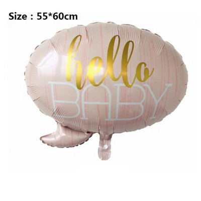 Cabina foto de zi de naștere Baloane din folie La mulți ani Rama foto Globos Recuzită foto Decoratiuni pentru petrecerea de aniversare Copii Baby Shower Băiat