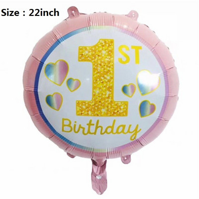 Cabina foto de zi de naștere Baloane din folie La mulți ani Rama foto Globos Recuzită foto Decoratiuni pentru petrecerea de aniversare Copii Baby Shower Băiat