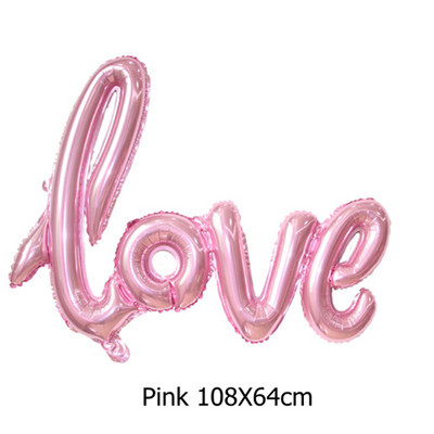 1 τεμ. Ροζ χρυσό ενωμένα μπαλόνια ONE αγόρι κοριτσάκι Μωρό μπαλόνι γιγαντιαίο γράμμα Διακόσμηση για πάρτι γενεθλίων 1 Παιδικό Μπαλόνι αποκάλυψης φύλου