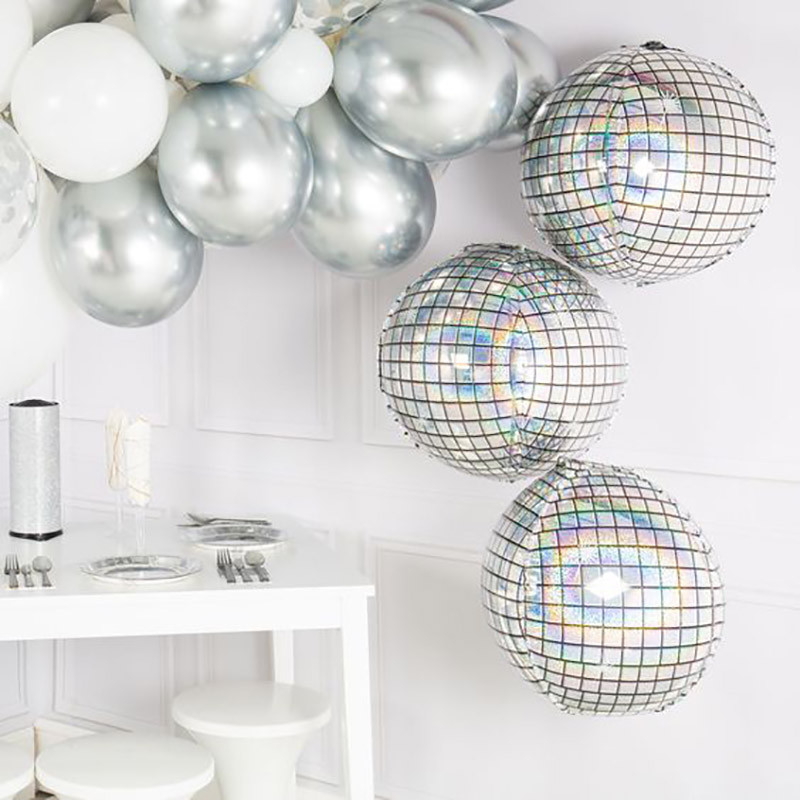 Disco Bar Ball Balon cu heliu Dance Party Baloane metalice decorative Petrecere populară Naștere pentru adulți Nuntă Spațiu Decor pentru petreceri