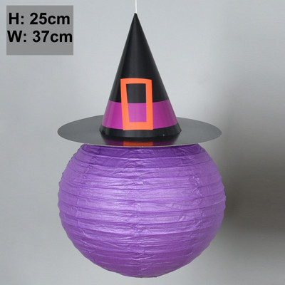 Χάρτινα φανάρια αποκριάτικων κρεμαστών Jack-O'-Lantern Spider Skeleton κολοκύθα για διακόσμηση αποκριάτικων πάρτι Εσωτερικού εξωτερικού χώρου, τρομακτικό ντεκόρ