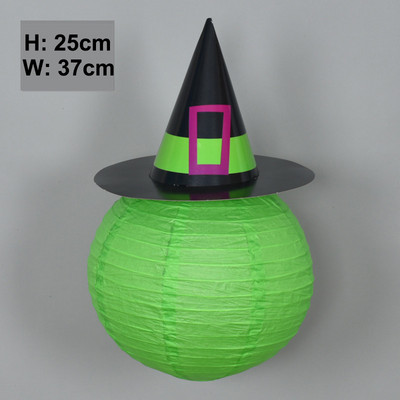 Χάρτινα φανάρια αποκριάτικων κρεμαστών Jack-O'-Lantern Spider Skeleton κολοκύθα για διακόσμηση αποκριάτικων πάρτι Εσωτερικού εξωτερικού χώρου, τρομακτικό ντεκόρ