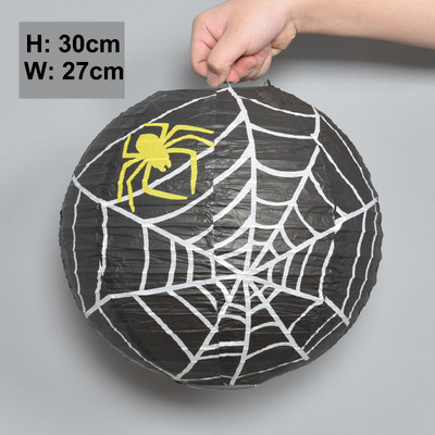 Χάρτινα φανάρια αποκριάτικων κρεμαστών Jack-O'-Lantern Spider Skeleton κολοκύθα για διακόσμηση αποκριάτικων πάρτι Εσωτερικού εξωτερικού χώρου, τρομακτικό ντεκόρ