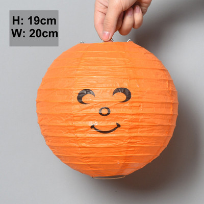 Χάρτινα φανάρια αποκριάτικων κρεμαστών Jack-O'-Lantern Spider Skeleton κολοκύθα για διακόσμηση αποκριάτικων πάρτι Εσωτερικού εξωτερικού χώρου, τρομακτικό ντεκόρ