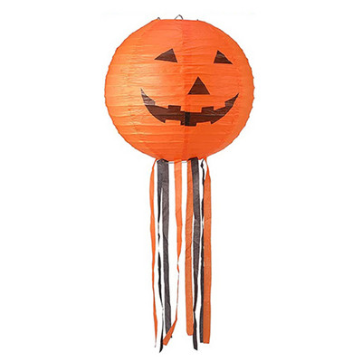 Χάρτινα φανάρια αποκριάτικων κρεμαστών Jack-O'-Lantern Spider Skeleton κολοκύθα για διακόσμηση αποκριάτικων πάρτι Εσωτερικού εξωτερικού χώρου, τρομακτικό ντεκόρ