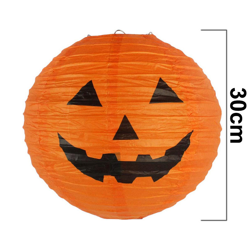 Χάρτινα φανάρια αποκριάτικων κρεμαστών Jack-O'-Lantern Spider Skeleton κολοκύθα για διακόσμηση αποκριάτικων πάρτι Εσωτερικού εξωτερικού χώρου, τρομακτικό ντεκόρ