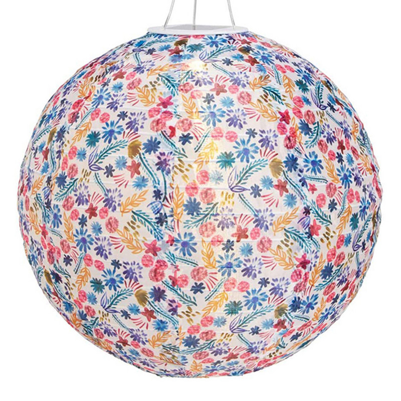 Otisnuta vodootporna svjetiljka Najlonska LED lampa Dodaci za uređenje doma Viseći dekor Lampion Organizator Ukras za vjenčanje i rođendan