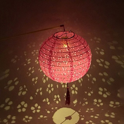 DIY Mid-Autumn Festival Φορητά φανάρια LED Χάρτινο φανάρι Κοίλο φανάρι Διακόσμηση για Παιδιά Diy Lampshade Party