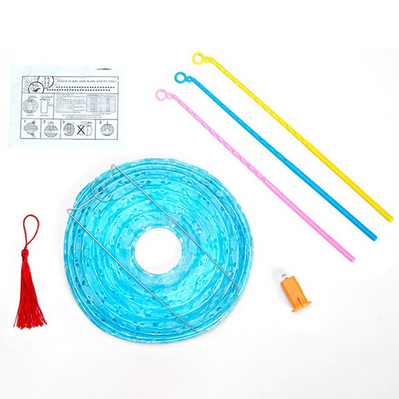 DIY Mid-Autumn Festival Φορητά φανάρια LED Χάρτινο φανάρι Κοίλο φανάρι Διακόσμηση για Παιδιά Diy Lampshade Party