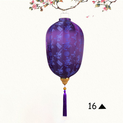Lanternă de mătase chinezească de 14/16 inch, impermeabilă, retro, japonez, Vietnam, festival de petrecere, agățat de Anul Nou, lanternă de palat