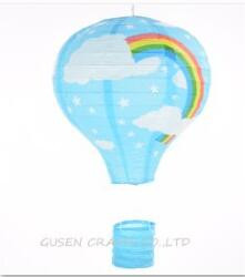 Lanterna din hârtie pentru imprimare curcubeu 30cm 1buc balon cu aer cald decor nuntă dormitor copii agățat decorațiuni pentru petrecerea de ziua de naștere