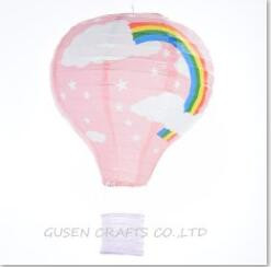 Lanterna din hârtie pentru imprimare curcubeu 30cm 1buc balon cu aer cald decor nuntă dormitor copii agățat decorațiuni pentru petrecerea de ziua de naștere