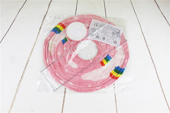 Χάρτινο φανάρι εκτύπωσης Rainbow 30cm 1 τμχ μπαλόνι ζεστού αέρα διακόσμηση γάμου παιδικό υπνοδωμάτιο κρεμαστό διακοσμητικά πάρτι γενεθλίων