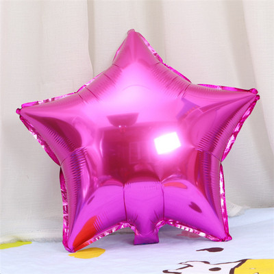5 τμχ 10 ιντσών Star Moon Heart Pink Foil Balloon Helium Διακόσμηση γενεθλίων Παιδική διακόσμηση πάρτι του Αγίου Βαλεντίνου Αεροσφαίριση