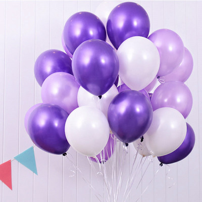 Decoratiuni de Anul Nou 2022 Set de baloane metalice confetti violet de 12 inch Decor petrecere de aniversare Copii Adulti Baby Shower Globo de nunta