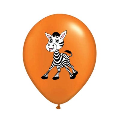 10 buc. Baloane cu animale din junglă de 12 inch Baloane din latex cu heliu Globo cu aer pentru copii, Safari, decorare pentru petrecerea de naștere, consumabile pentru duș pentru bebeluși