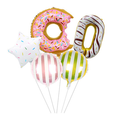 1 set de baloane din folie cu număr de bomboane de Navidad de 32 inchi, pentru petrecerea de Anul Nou, globuri de 18 inci, gogoși cu heliu, decorațiuni pentru petrecerea de aniversare, bile pentru copii