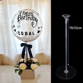1/3/5Pcs Birthday Party Deco Στάση με μπαλόνι Διακοσμητικό τραπέζι γάμου Μπαλονοθήκη Στήλη Globos Stand Βάση Αξεσουάρ σπιτιού