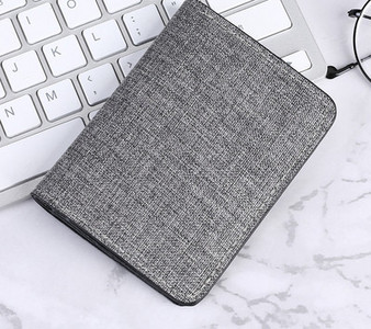 Ανδρικό υφασμάτινο πορτοφόλι με θήκες για τραπεζογραμμάτια και πιστωτικές κάρτες