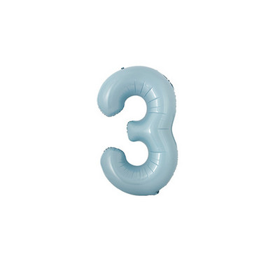 Baloni od folije s plavim brojevima od 40 inča, veliki 0 1 2 3 4 5 6 7 8 9 Sretan rođendan Dekoracija vjenčanja 18-godišnji baloni