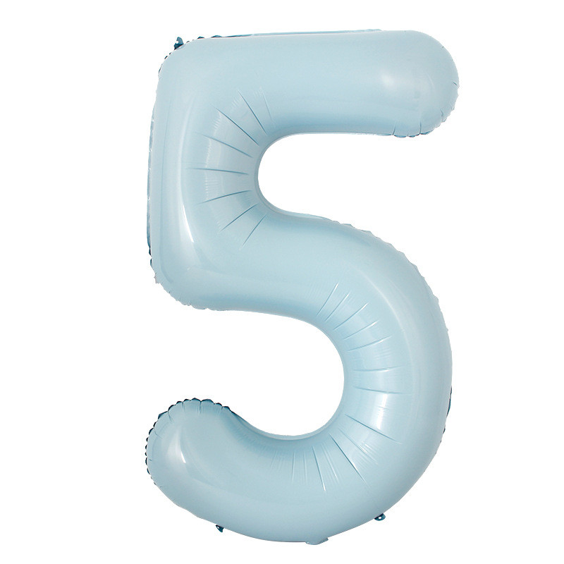 Baloni od folije s plavim brojevima od 40 inča, veliki 0 1 2 3 4 5 6 7 8 9 Sretan rođendan Dekoracija vjenčanja 18-godišnji baloni