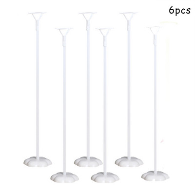 6 tk õhupallihoidjastatiiv Balloonipulgade alus koos tassidega lauakaunistuseks Pulmaõhupallikaunistusteks Sünnipäevapeotarbed