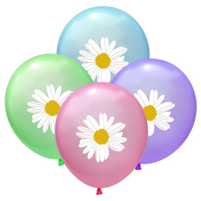 10 τεμ. 12 ιντσών μπαλόνια μαργαρίτα λατέξ με κομφετί μπαλόνι ηλίανθου μπάλες καλοκαιρινού θεματικού πάρτι Χαβάης Διακόσμηση γάμου για πάρτι γενεθλίων