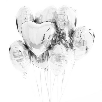 18 ιντσών Rose Gold Heart Foil Balloons Wedding Ballons Helium Globos Διακοσμήσεις για πάρτι για παιδιά Προμήθειες παιδικού ντους